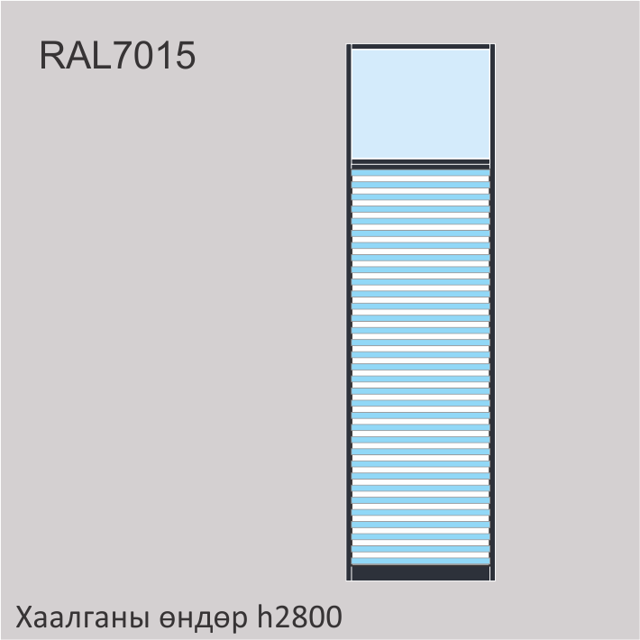 PA-Дотор шилэн хана-4h(2600-2800) w(600-800)