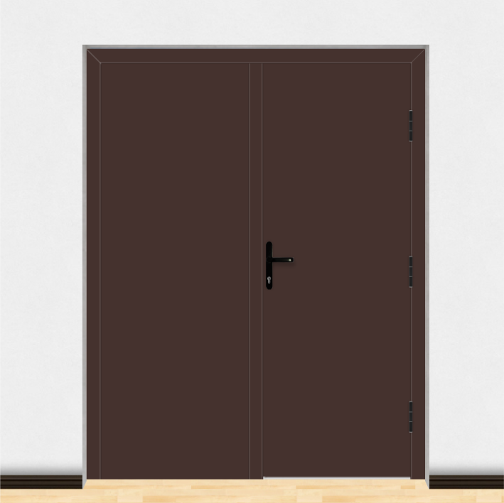 FD-AFD68 Галын хаалга Хос нарийн хавтастай (H2100-2400 W1100-1400)