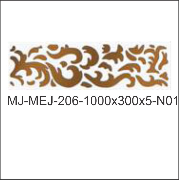 MDF-TSAGAAN-MJ гоёлын хавтан 1000х300х5мм цагаан MEJ206